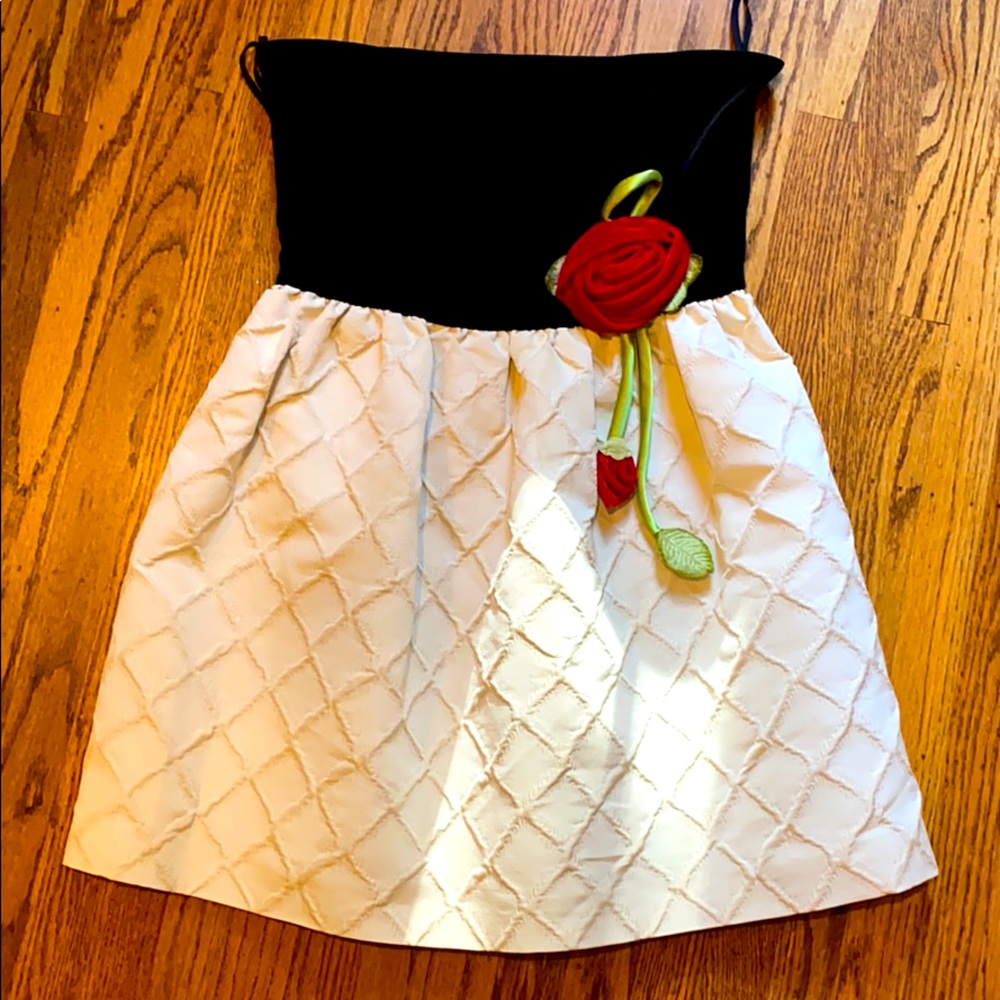 Velvet rose red Valentino dress size 44 111